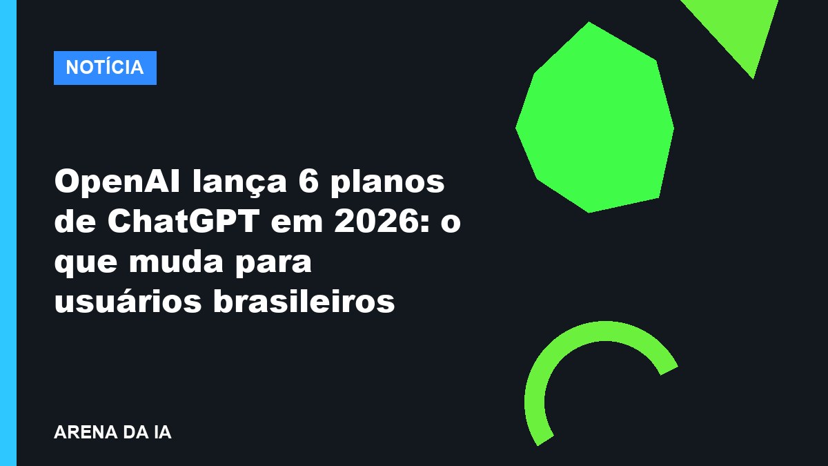 Novidades e novos planos do ChatGPT em 2026 exibidos na tela para um usuário brasileiro