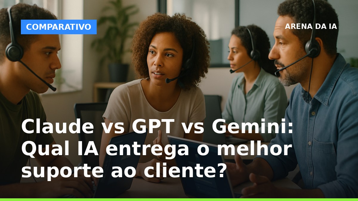 Equipe brasileira de atendimento analisando chatbots de IA para suporte ao cliente em português