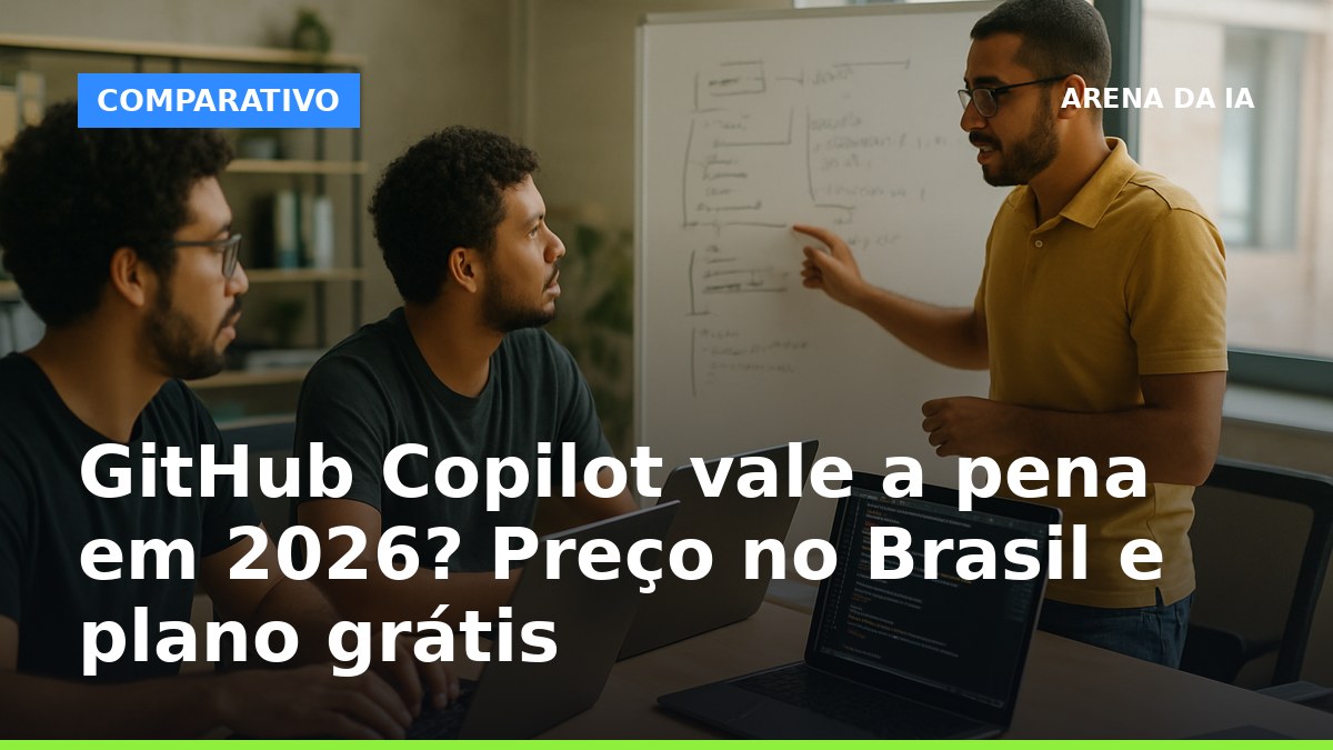 Desenvolvedores brasileiros comparando GitHub Copilot, Cursor e Claude Code em 2026