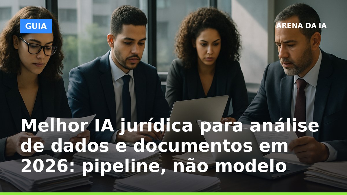 Advogados brasileiros analisando documentos jurídicos com IA e scanner em escritório moderno