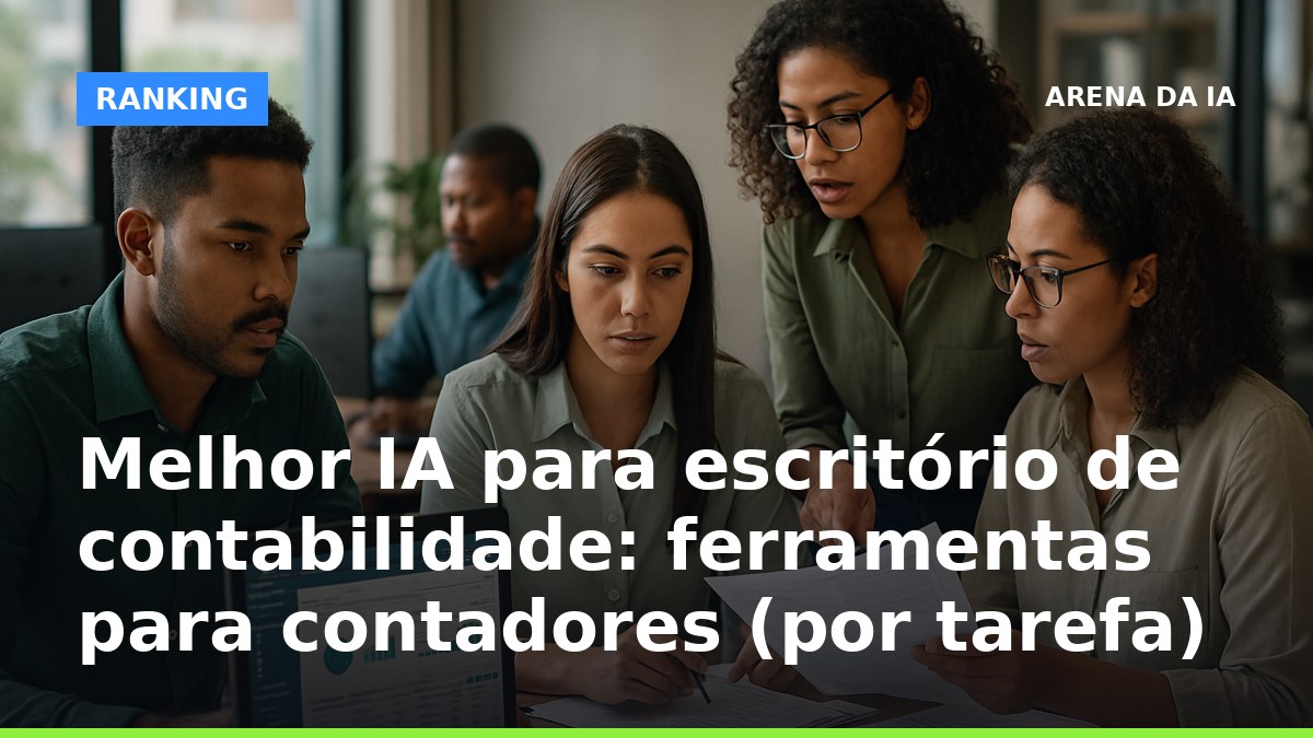 Contadores brasileiros usando IA para automação no escritório de contabilidade