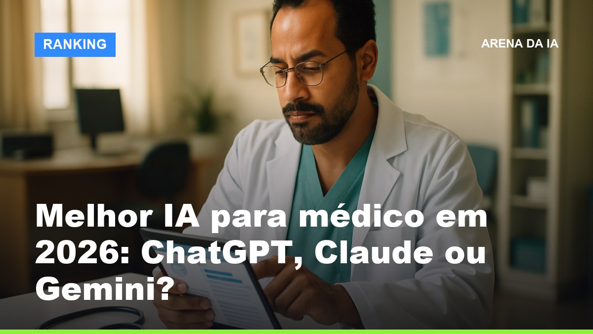Médica brasileira consultando a melhor IA para médicos em tablet durante atendimento em clínica
