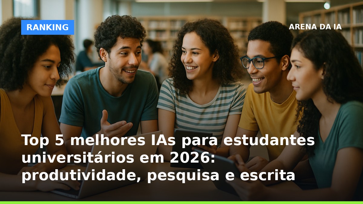 Estudantes universitários brasileiros usando IA para estudar e organizar trabalhos acadêmicos
